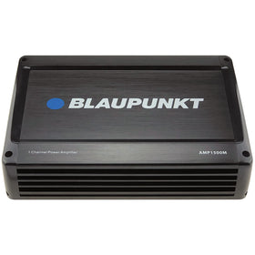 Blaupunkt AMP1500M rear connections for flexible wiring and stability