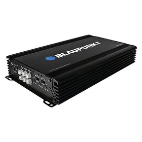 Blaupunkt AMP1504 accessories image suggests ready-to-connect kit for easier install.