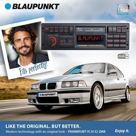 Blaupunkt Frankfurt RCM 82 DAB compact depth fits shallow dash spaces