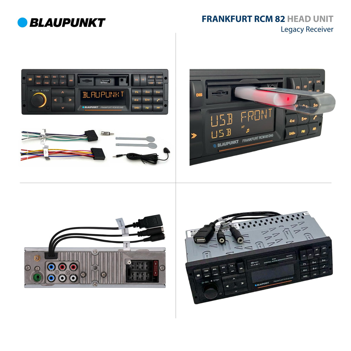 Blaupunkt Frankfurt RCM 82 DAB microSD slot for portable music storage