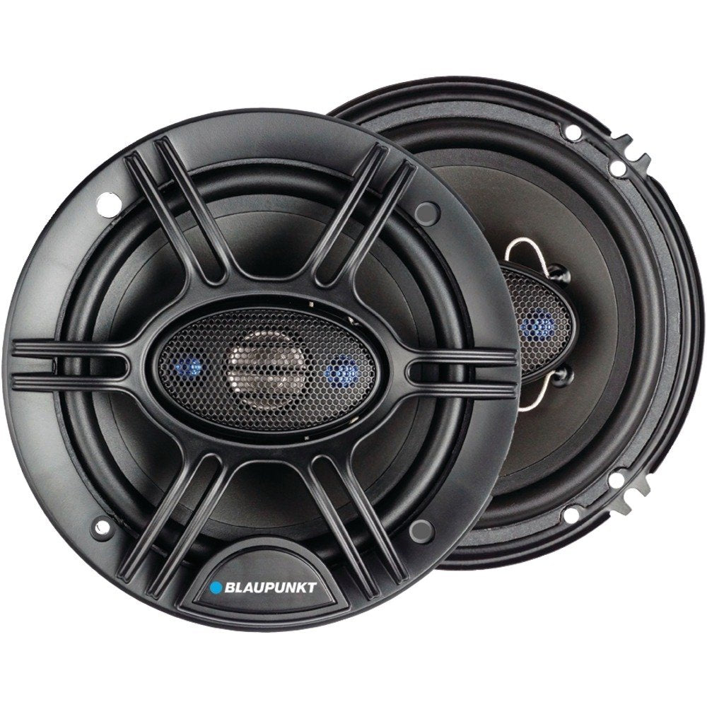 BLAUPUNKT woofer cone close-up highlighting polypropylene material for balanced mids
