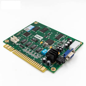BLEE detailed shot of JAMMA edge pins showing orientation and reliable cabinet connection