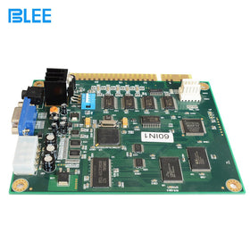 BLEE PCB beside ruler showing 143x110mm size for easy mounting and space planning