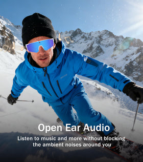 BlessSource AI smart glasses dual mic ENC deliver crisp calls on the move.