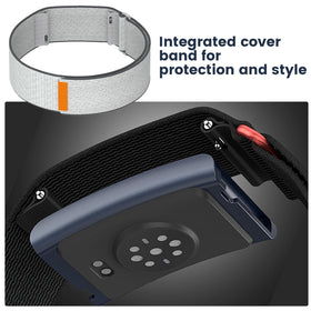 BlikWyt aluminum middle ring adds stable metallic detail