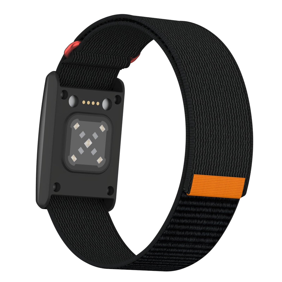 BlikWyt front view showing armband and secure fit benefit