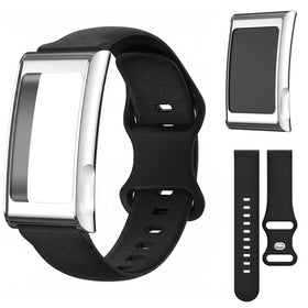BlikWyt silver metal case front view showing durable protection and polished finish