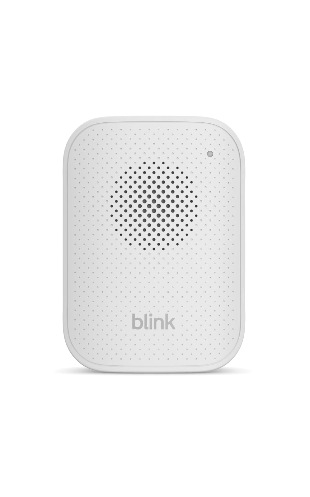 Blink chime front view showing slim profile and modern look for unobtrusive alerts