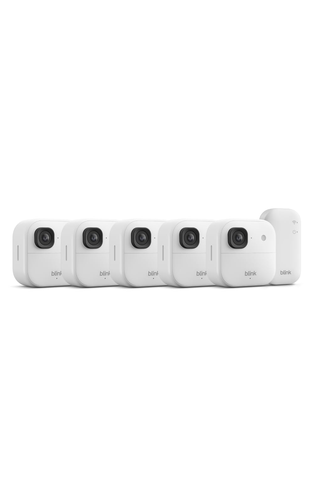 Blink Outdoor 2K+ camera at the front door with crisp video for deliveries