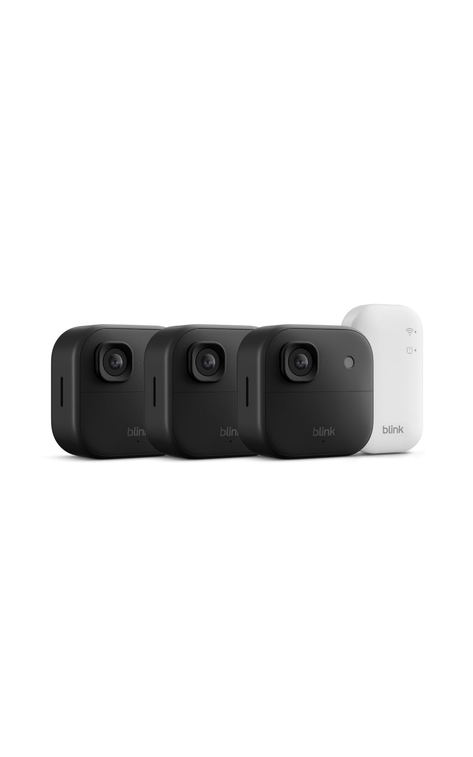 Blink Outdoor 2K+ front view for home surveillance and yard monitoring