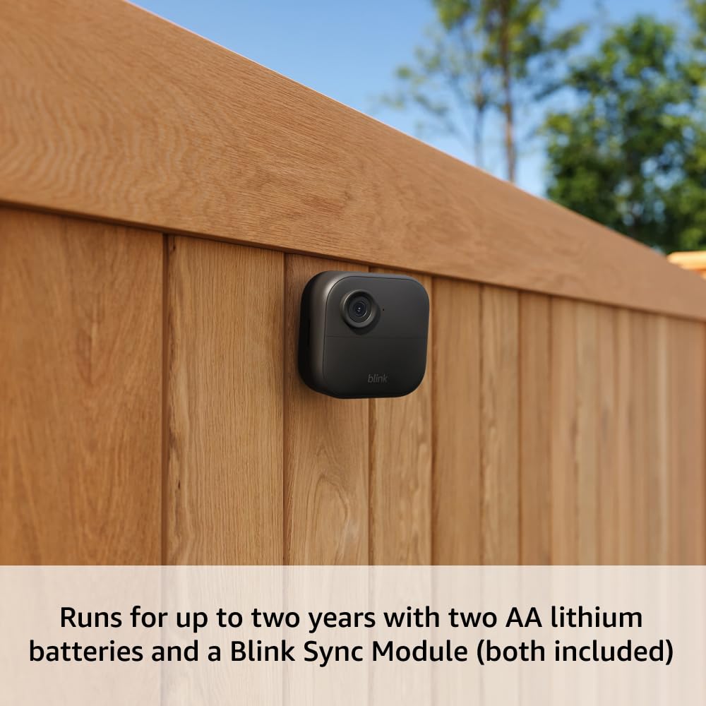 Blink Outdoor 4 backyard night vision captures activity in low light.