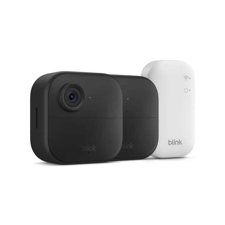 Blink Outdoor 4 front door view highlights clear daytime monitoring.
