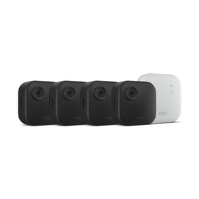 Blink Outdoor 4 XR camera mounted on wall for wide surveillance coverage