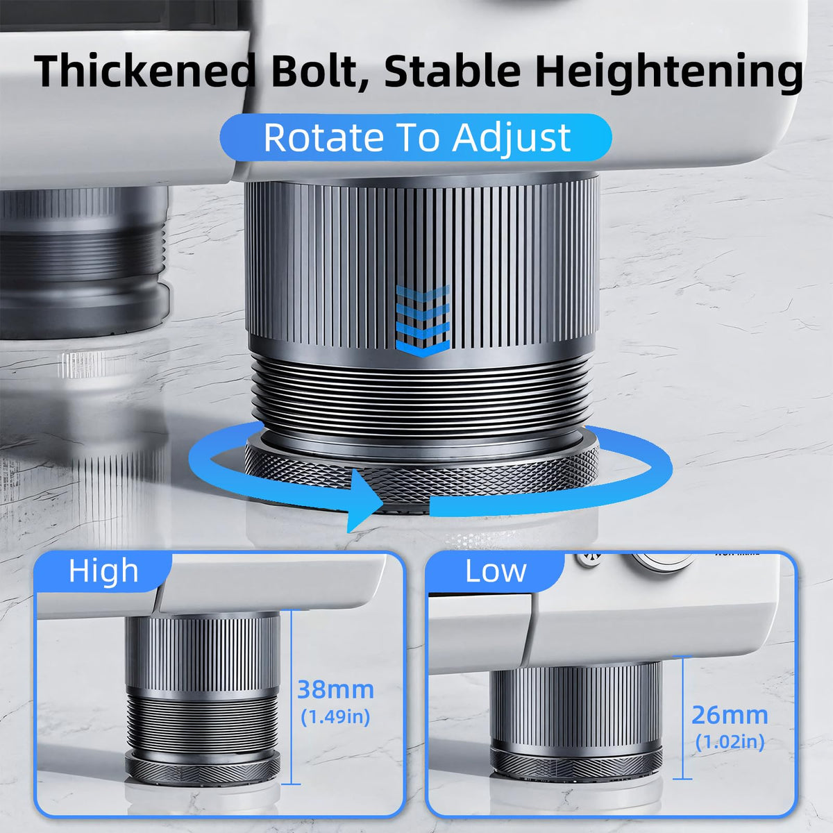 Blissfuhue heavy-duty support keeps gear upright up to 500 lbs.