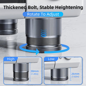 Blissfuhue heavy-duty support keeps gear upright up to 500 lbs.