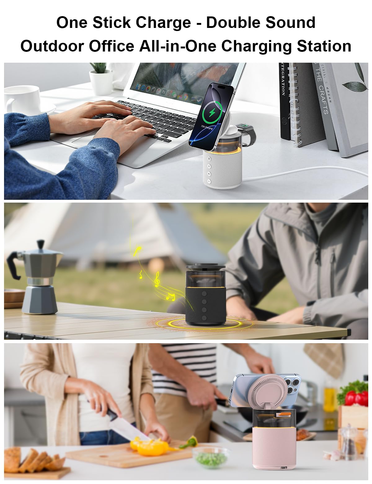 BLKE Max all-in-one desk setup designed for home, office, or travel