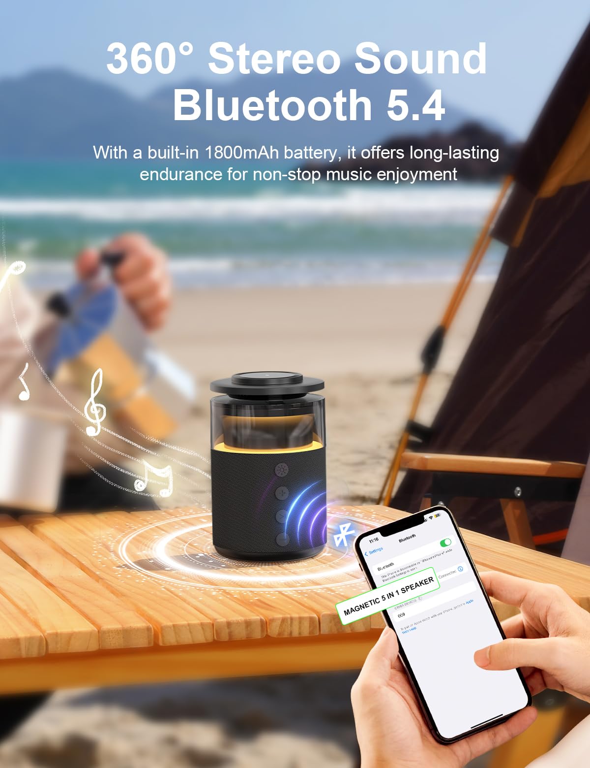 BLKE Max ambient night light with adjustable brightness for any setting