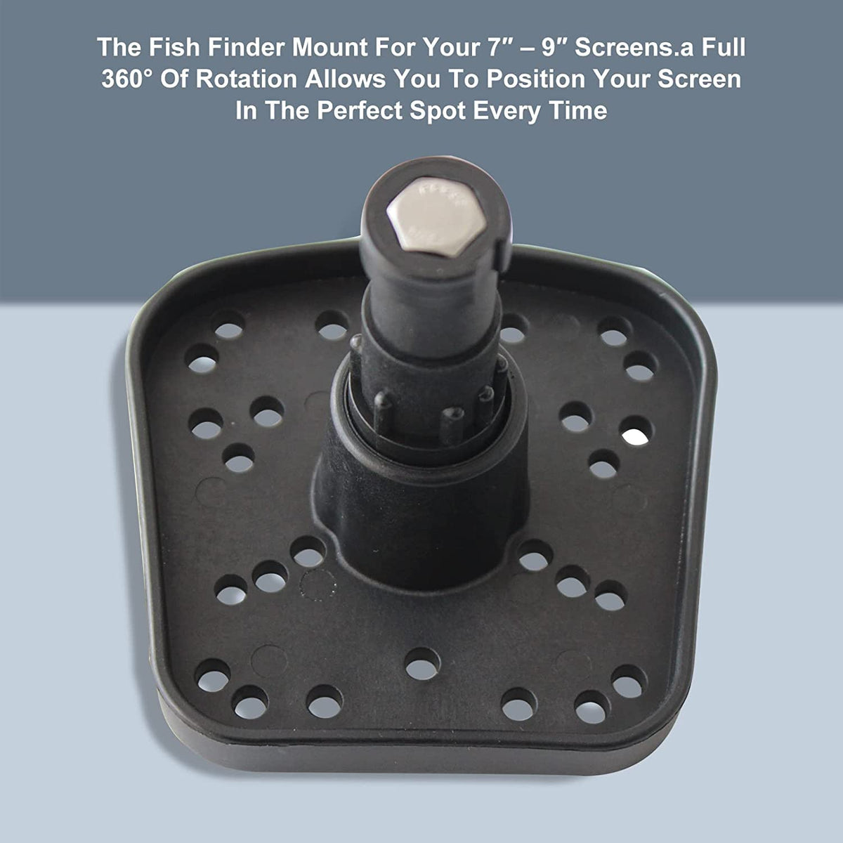 BLKGJTF mount tilted demonstrating stepless adjustment benefit