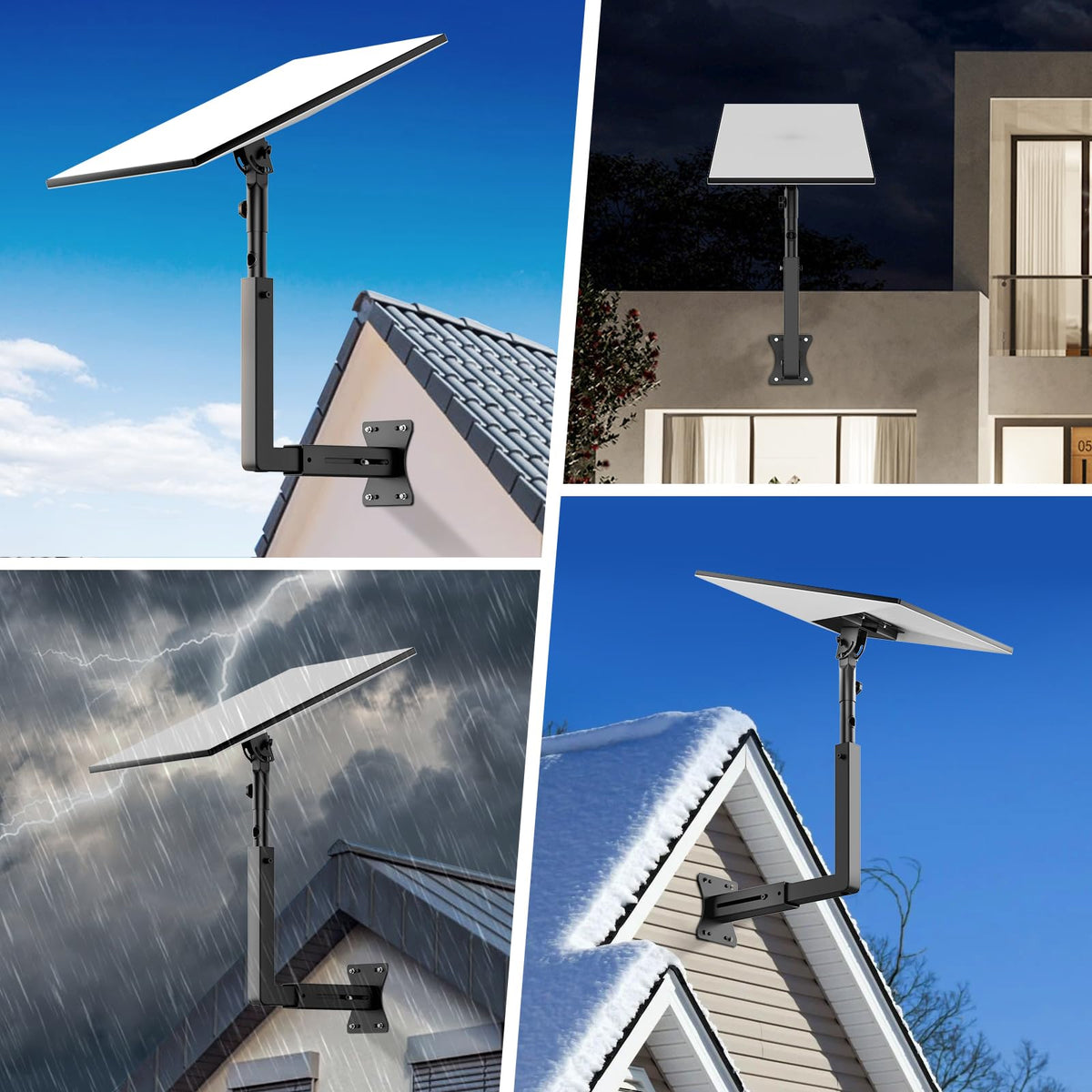 Bloazzup backyard installation showing tidy setup and clear sky access