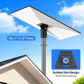Bloazzup Gen 3 pipe adapter facilitates quick on-site installation.