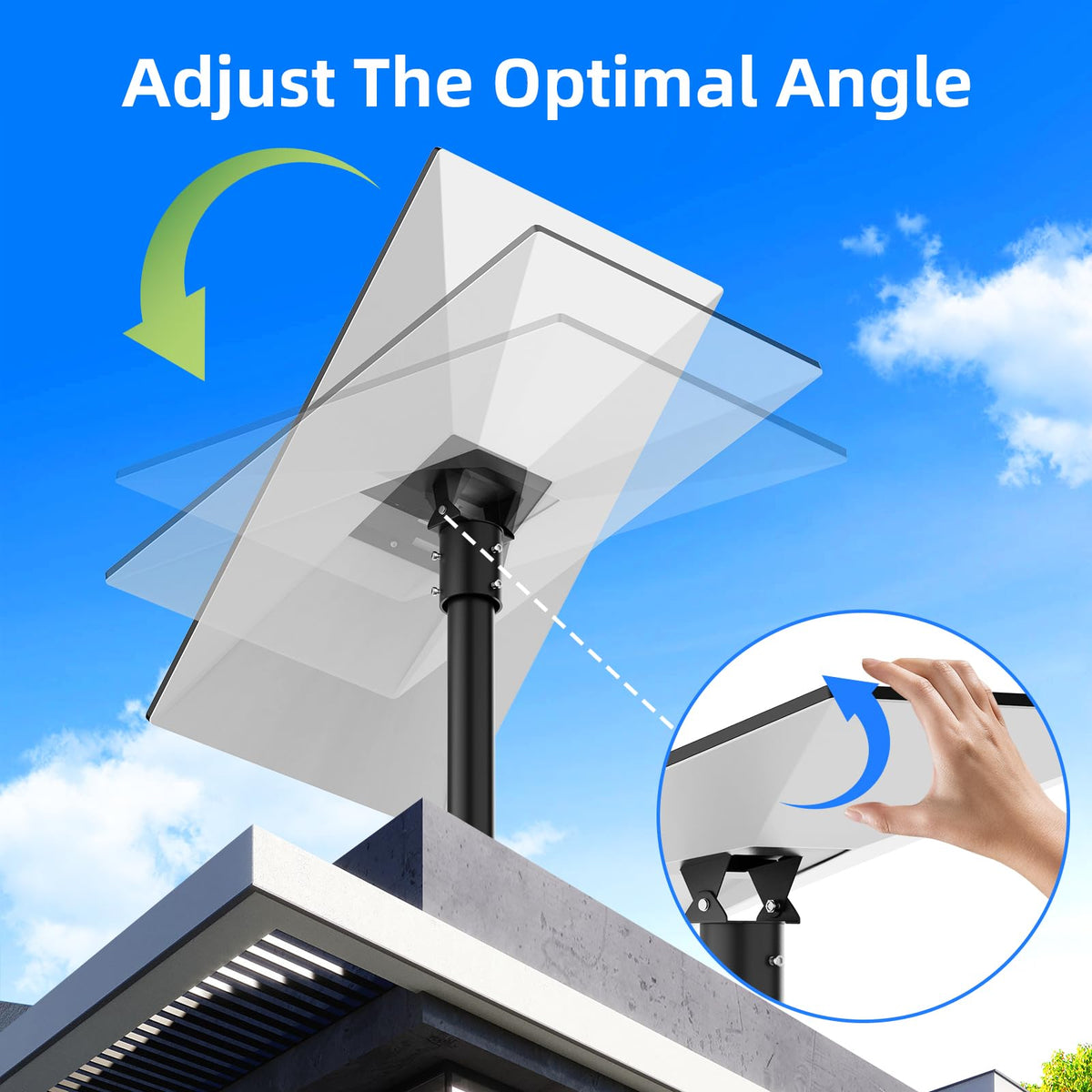 Bloazzup weatherproof mount built to endure wind and rain.