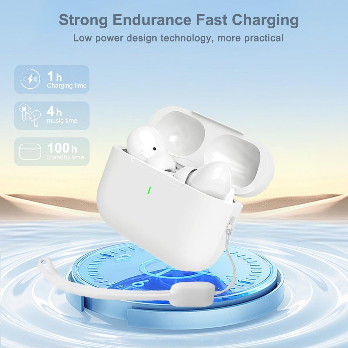 BlomFlami earbuds with IPX5 water resistance for sweat and rain during workouts