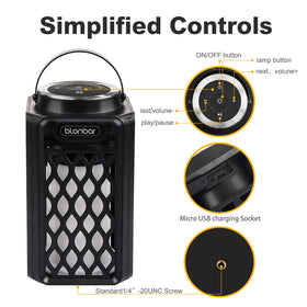 Blonbar flame speaker ideal for beach parties and poolside