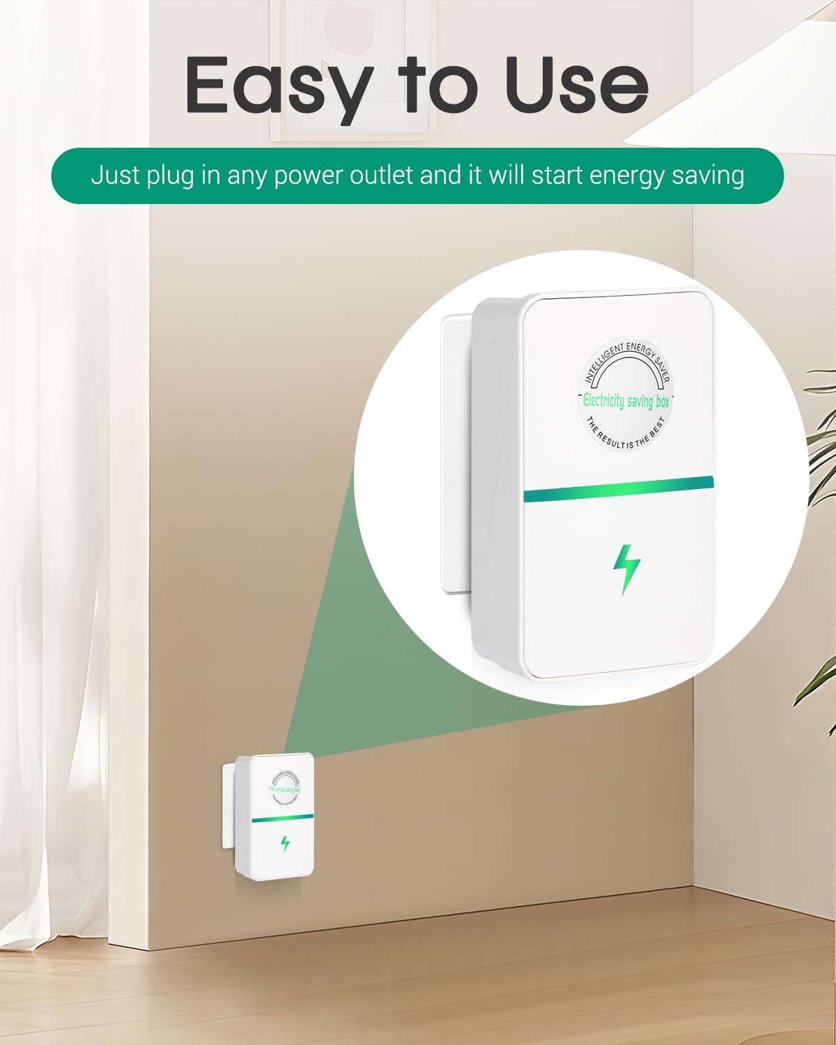 Bloockwiz lifestyle kitchen setting with Stopwatt units protecting major appliances and peace of mind
