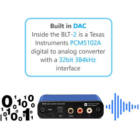 BluDento BLT-2 external antenna extends Bluetooth range across rooms.