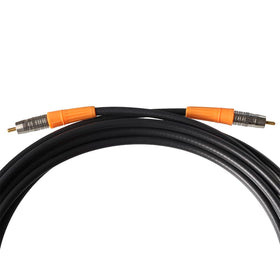Blue Jeans Cable coaxial jacket and shielding detail showing high-bandwidth reliability