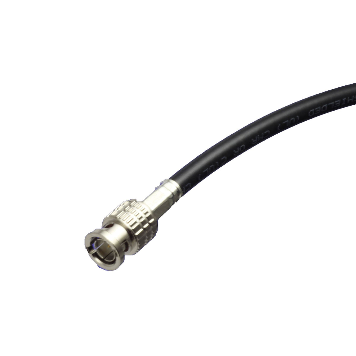Blue Jeans Cable front view showing Canare BNCs and 50ft length for reliable video