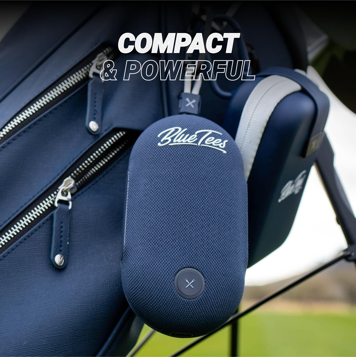 Blue Tees Golf Player Go streams Bluetooth audio during the round.