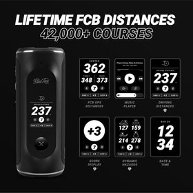Blue Tees Golf Player+ dynamic hazards alerts support smarter club choices.