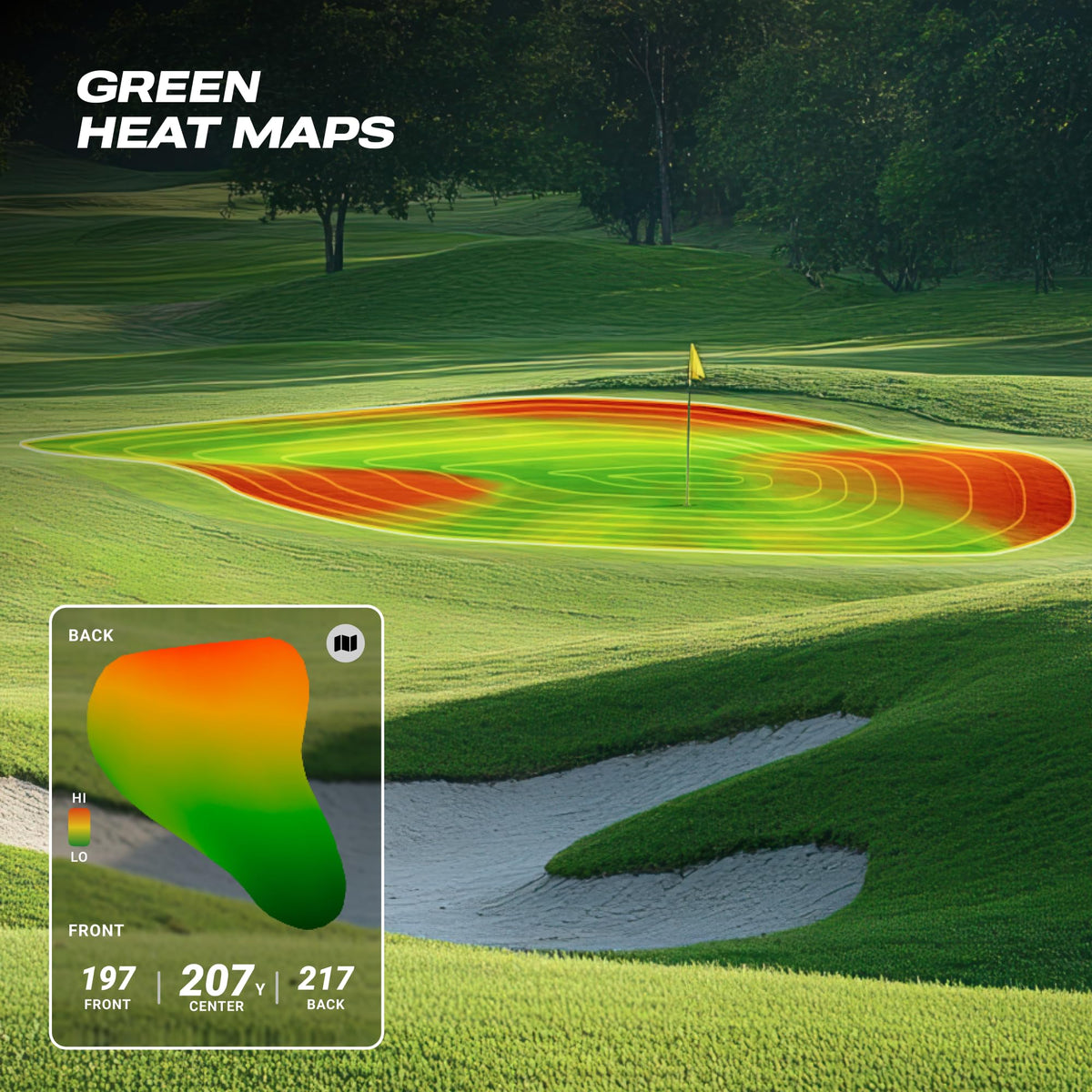 Blue Tees Golf Player Pro enables on-device scoring during round play.