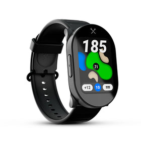 Blue Tees PlayMaker+ AMOLED display shines in sunlight for quick readings