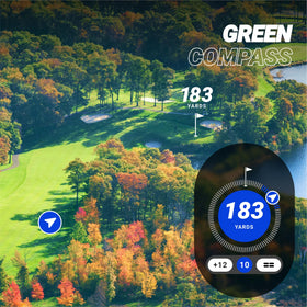 Blue Tees PlayMaker+ IP67 weatherproof design withstands rain and dust during rounds