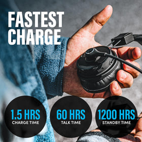 Blue Tiger Elite Ultra 2.0 battery indicator display on headset