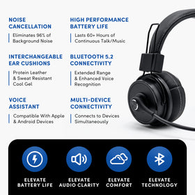 Blue Tiger Elite Ultra 2.0 ear cushions provide cooling comfort during calls
