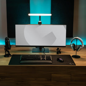 Blue Yeti Blackout Edition renewed desk setup ready for streaming