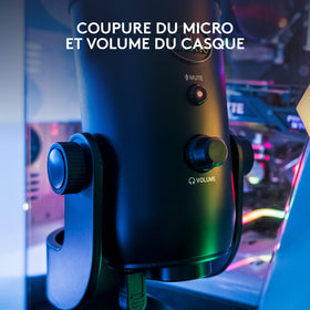 Blue Yeti Blackout Edition renewed packaging with Renewed label