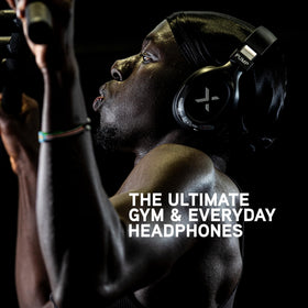 BlueAnt Pump X headphones with enhanced bass for workouts.