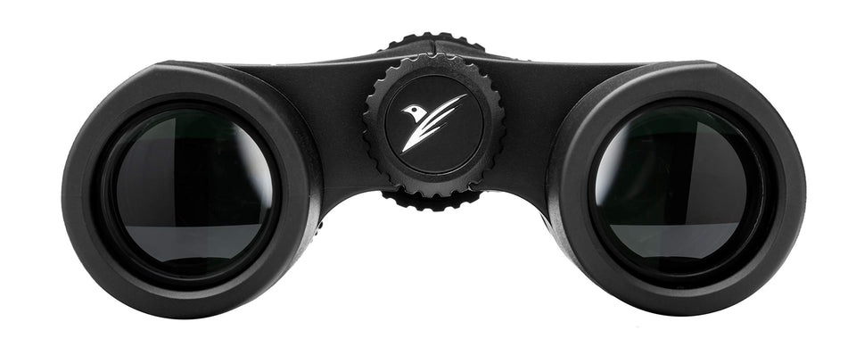 Bluebird Optics Zonos HD front view highlights compact portability for field birding