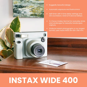 BluebirdSales carrying case protects the Fujifilm Instax Wide 400 on the go.
