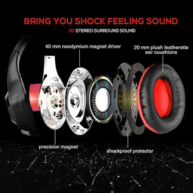BlueFire ear cushions with memory foam for comfortable all-night gaming