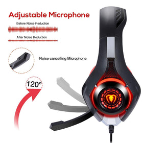 BlueFire LED earcups lighting to enhance immersive gaming ambiance