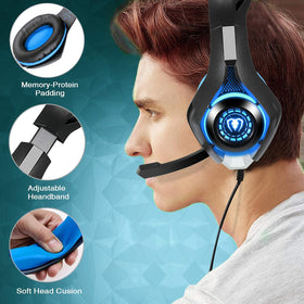 BlueFire aluminum headband provides durable, flexible support.