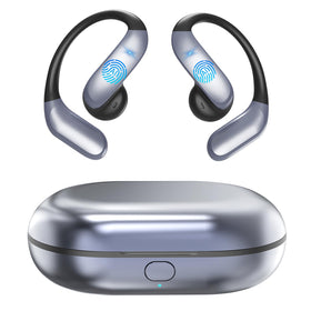 bluemaison AI translation earbuds front view, compact travel-friendly design for quick translations