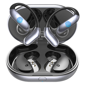 Bluemaison translation earbuds in case for travel and charging.