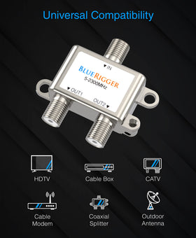 BlueRigger antenna CATV compatibility for seamless home setup.
