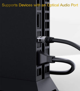 BlueRigger 25ft Toslink with CL3 rating supports safe in-wall installations.